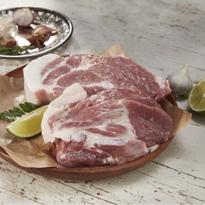 [냉장]국내산 돼지고기 1등급 목살 (구이용/숯불용/보쌈용) 1000g