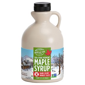 버터넛마운틴팜 버몬트 메이플 시럽 다크 Pure Vermont Maple Syrup 946ml
