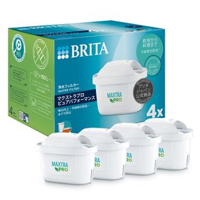 Brita “맥시멈” 프로퍼 4개, 교체용 캐리어 캐리드용 4개 세트 (일본 정품)