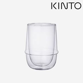 킨토 크로노스 카페 이중내열유리 아이스티컵(잔) 350ml / 물컵