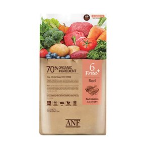 ANF 유기농 6free 플러스 소고기&연어 5.6kg 강아지간식
