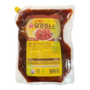 [오뚜기]오쉐프 닭강정소스 2kg (스파우트팩) 6개