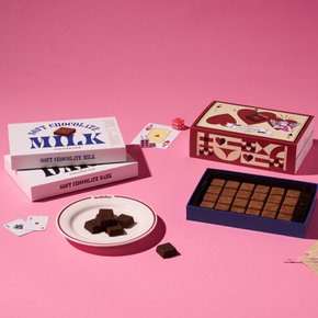 [발렌타인데이]코코브루니 소프트 초콜릿 다크+밀크 세트