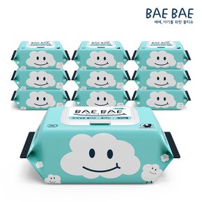 BAEBAE(베베) 아기물티슈 비데용 55gsm 캡형30매 10팩