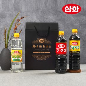 삼화 장류 선물세트 2호 실속선물세트 진간장 국간장 물엿
