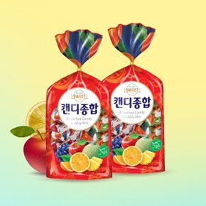 CW 청우 캔디종합 500g x 2봉 / 사탕 다양한맛_