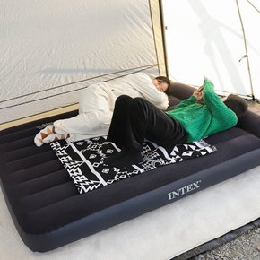 인텍스 클래식 에어매트 캠핑매트 매트리스 손님용 야외 휴대용 퀸