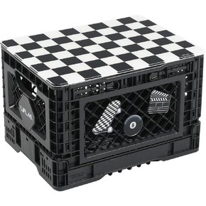 체커보드 폴딩박스 - 블랙