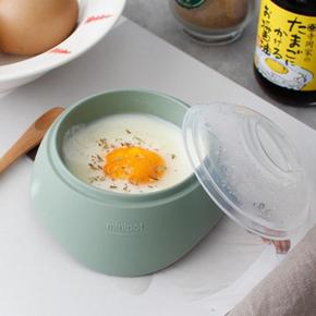 실리콘 미니 계란 찜기 전자렌지 달걀 삶기 반숙 용기 (S8634221)