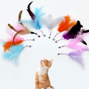 고양이 장난감 낚시대 리필 교체 깃털