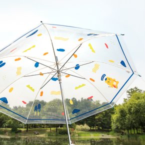 카카오프렌즈 에이프릴샤워 투명 장우산