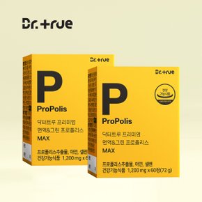 프리미엄 브라질 면역 그린 프로폴리스 MAX 향산화 면역 영양제 아연 2BOX(2개월분/120정)