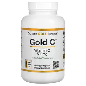 Gold C USP 등급 비타민C 500mg 240베지캡슐