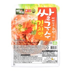 백제 김치맛 쌀국수 1박스(90g X 30개)