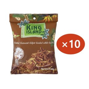 킹아일랜드 구운 코코넛칩 커피맛 50g 10개-스낵 과자 건과일