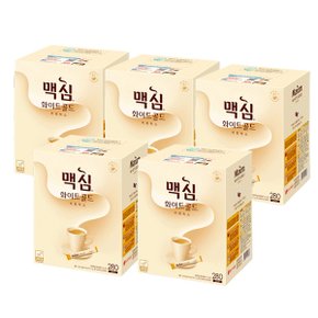 동서식품 맥심 화이트골드 280개 5박스 커피믹스 무지방우유함유 자일로스