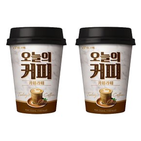 빙그레 오늘의 커피 카페라떼 250ml x 20개  컵커피/편의점커피