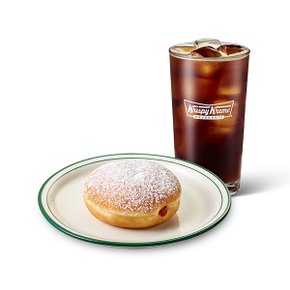 [크리스피크림도넛] 힘내서 공부하자 프리미엄 어쏘 도넛 1개 + 아메리카노(M) 1잔