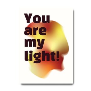 LIGHT 그래픽디자인 감성 포스터