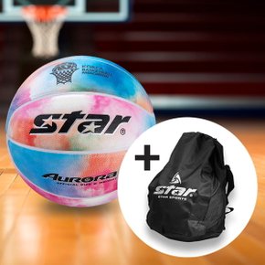 스타스포츠 농구공 오로라 6호 (BB5366) + 스타 C형 볼가방 (XT101-47)-에이치문구