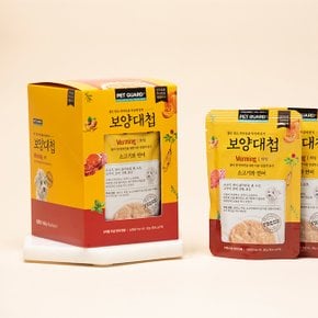 보양대첩 강아지파우치 워밍 소고기와 연어 80G / 강아지 체질별 습식사료