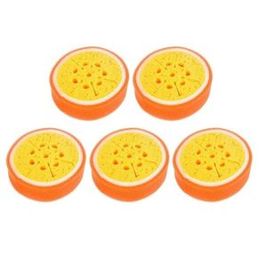 과일 스펀지수세미 오렌지 5P
