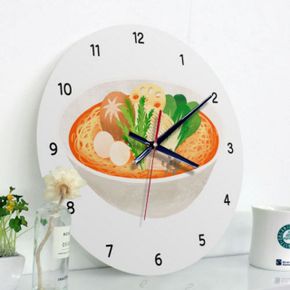 ia519-음식점시계(마라탕면)인테리어벽시계