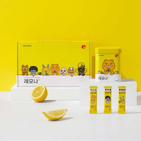 [경남제약] 카카오프렌즈 레모나 GIFT BOX (50포X2)/기획세트/맛있는비타민 선물..[33305391]