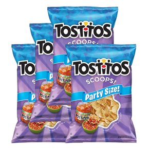[해외직구] 토스티토스 칩스 또띠아 칩 Tostitos Scoops Tortilla Chips 411g 4팩