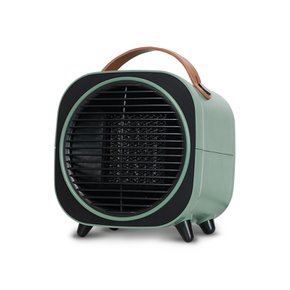 후아즘 미니온풍기 TH-1500 카키 PTC 미니팬 히터 온풍기 탁상형