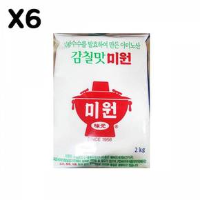 지미조미료 다시다 미원대상 2KX6 FK 감칠맛 2KX6-