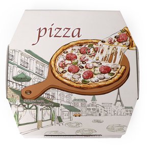 [SE] 정8각 피자박스 15인치 피자 배달 포장 테이크아웃 상자 1박스 100개