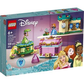 (조립용) 디즈니 프린세스 오로라,메리다,티아나의 마법창작품 43203 완구 장난감