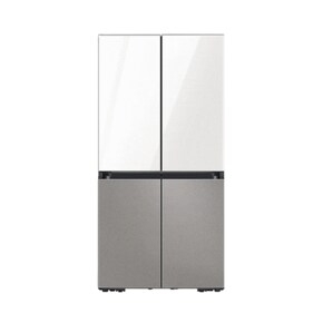 비스포크 냉장고 (상:새틴화이트 / 하: 다크크레이) (RF85C96X2AP6Q)
