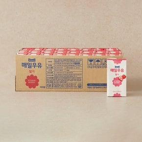 딸기 멸균우유 200ml*24입