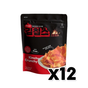 김칩스 바삭바삭 매운맛 간식안주 40g x 12개