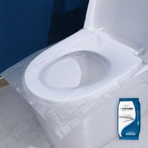휴대용 일회용 공중 화장실 변기 커버 시트 X ( 5매입 )