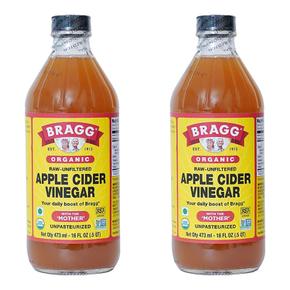 미국직구 Bragg 브래그 애사비 애플 사이더 비네거 사과식초 473ml 2팩