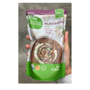 [해외직구]심플 트루스 머쉬룸 버섯 코코넛크림 수프 400g Simple Truth Mushroom Soup coconut cream 14.1oz