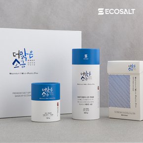 [에코솔트]  10년 간수와 미세플라스틱 뺀 더맑은소금 선물세트 G02호 (쇼핑백 동봉)