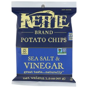kettle brand케틀브랜드  천일염  앤  식초  감자  칩  42g  24개  팩