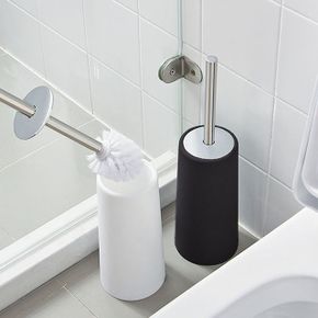 욕실청소 위생적인 일체형 스텐덮개손잡이 변기솔TB10 X ( 2매입 )