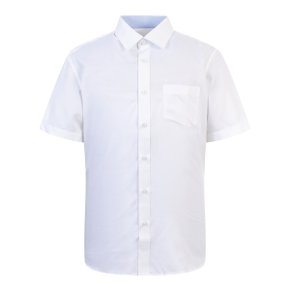 까망베르(CAMEMBERT) 구김방지 남성용 클래식핏 화이트 와이셔츠 반팔 W20SSTN0002