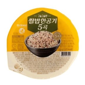 노브랜드 즉석밥 쌀밥 한공기 오곡밥 210g 24개입(1박스)