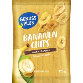 독일 로스만 GENUSS 게누스 플러스 스위트 바나나 칩 125g