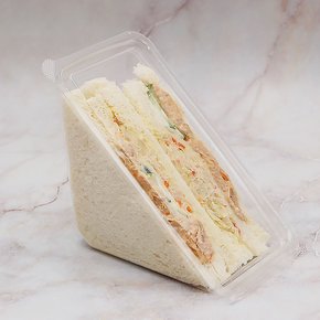 샌드위치케이스 100개 투명 샌드위치포장용기 친환경 생분해성