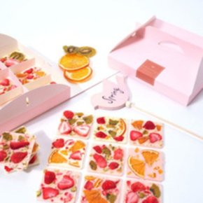 딸기 바크 초콜릿 만들기 세트 DIY 발렌타인데이 선물