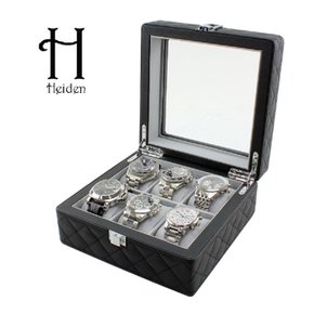 [Heiden] 하이덴 프리미어  6구 시계보관함 HDbox001-Diamond 명품 시계케이스 6구 다이아몬드 모양 스티치