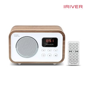 아이리버 IR-R1000 올인원 블루투스 스피커 라디오 핸즈프리 무선리모컨 우든박스