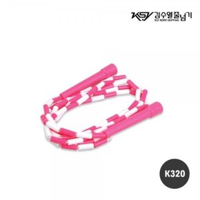 김수열 어린이색동줄넘기K-320 (핑크)